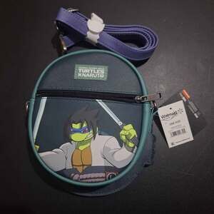 Teenage Mutant Ninja Turtles x Naruto Leonardo × Sasuke Bag 7.5"x7" TMNT